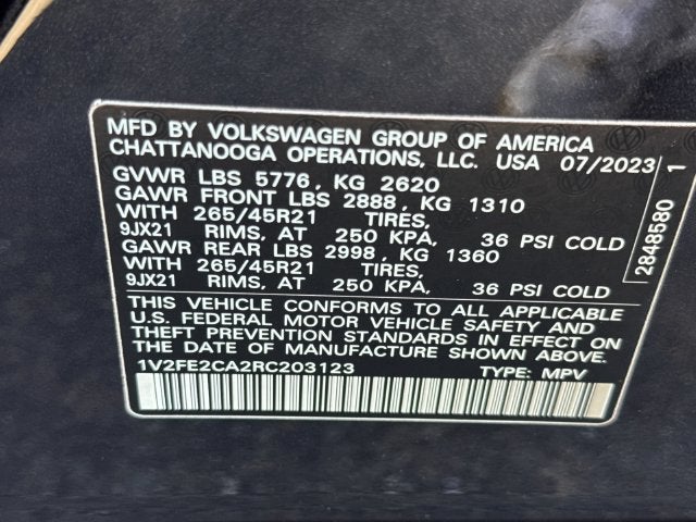 2024 Volkswagen Atlas Cross Sport 2.0T SEL Premium R-Line