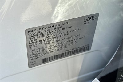 2025 Audi Q6 e-tron Premium quattro