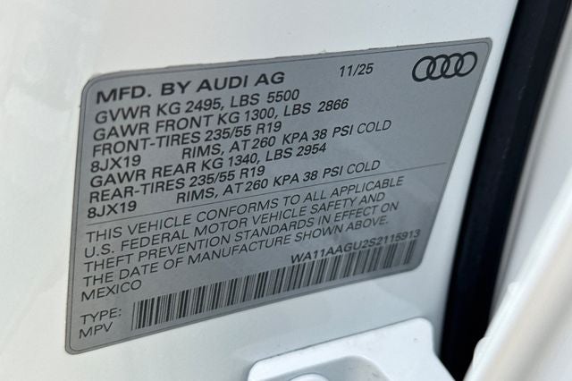 2025 Audi Q5 quattro