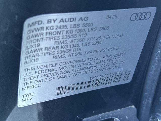 2025 Audi Q5 2.0T Premium quattro