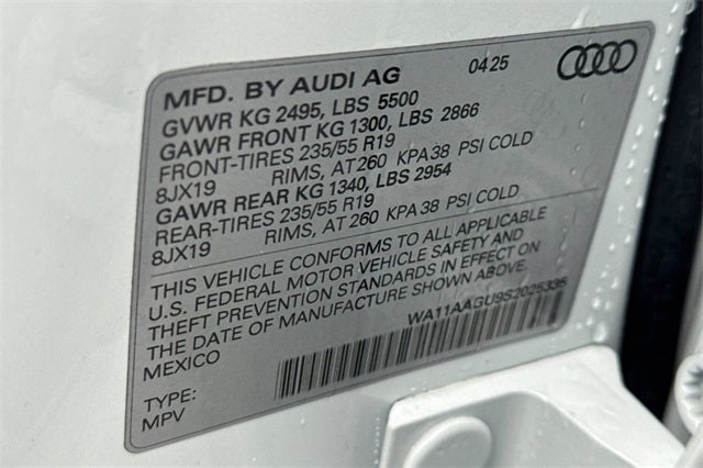 2025 Audi Q5 2.0T Premium quattro