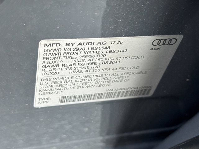 2025 Audi Q6 e-tron Premium Plus quattro