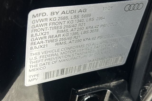 2025 Audi SQ5 3.0T Premium Plus quattro