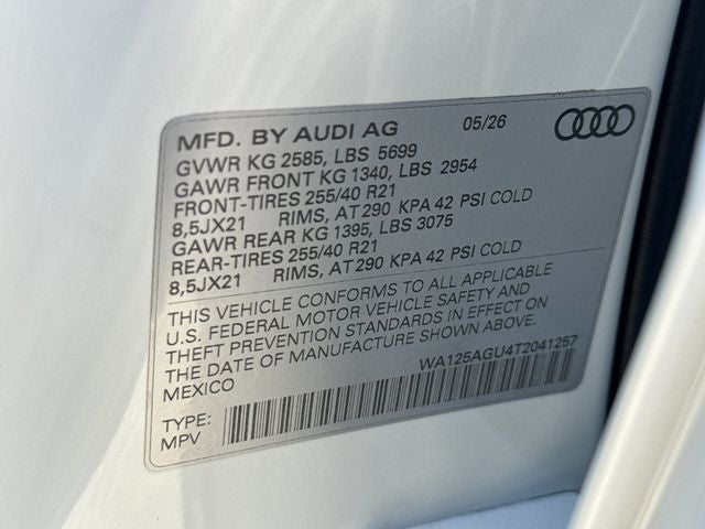 2026 Audi SQ5 Premium Plus quattro