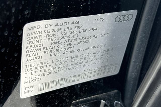 2025 Audi SQ5 3.0T Premium Plus quattro