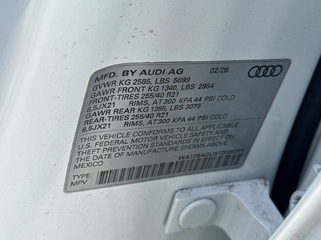 2026 Audi SQ5 Premium Plus quattro