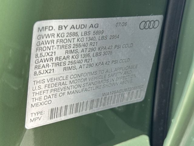 2026 Audi SQ5 Premium Plus quattro