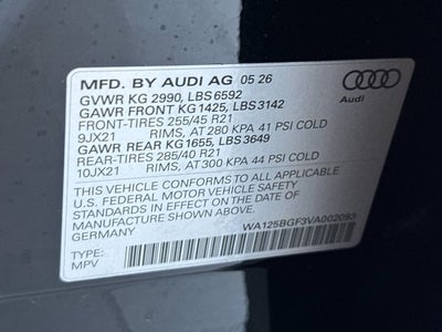 2027 Audi SQ6 e-tron Premium Plus quattro