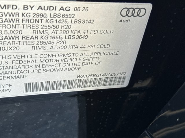 2027 Audi SQ6 e-tron Premium Plus quattro