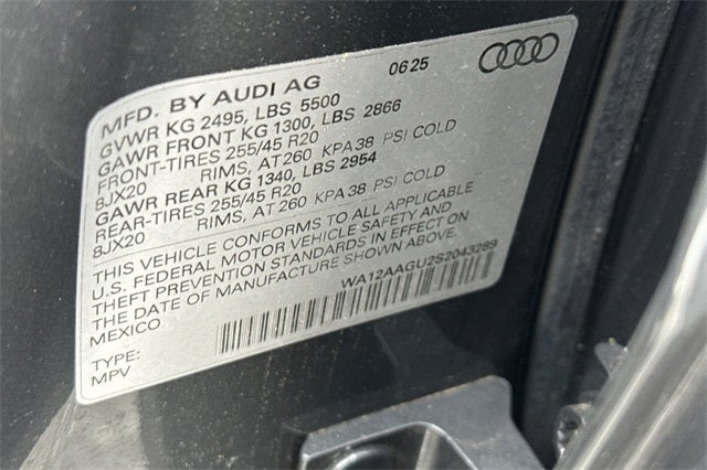 2025 Audi Q5 2.0T Premium Plus quattro