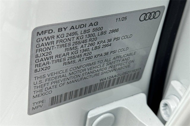 2025 Audi Q5 2.0T Premium Plus quattro