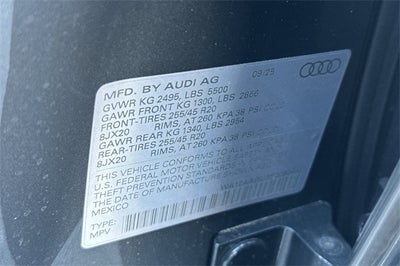 2025 Audi Q5 2.0T Premium Plus quattro