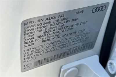 2025 Audi Q5 2.0T Premium Plus quattro