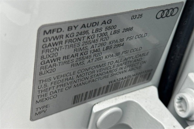 2025 Audi All-new Q5 2.0T Premium Plus quattro