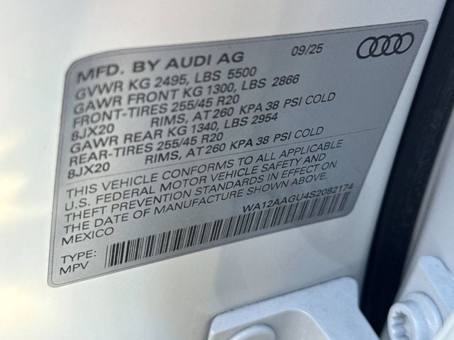 2025 Audi Q5 2.0T Premium Plus quattro
