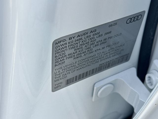 2025 Audi Q5 2.0T Premium Plus quattro