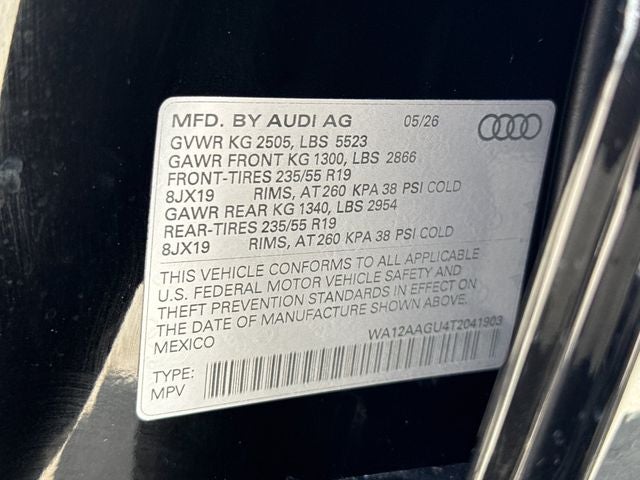2026 Audi Q5 2.0T Premium Plus quattro