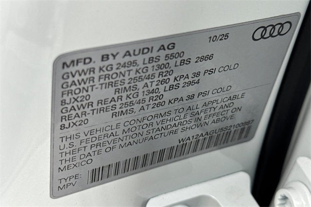 2025 Audi Q5 2.0T Premium Plus quattro