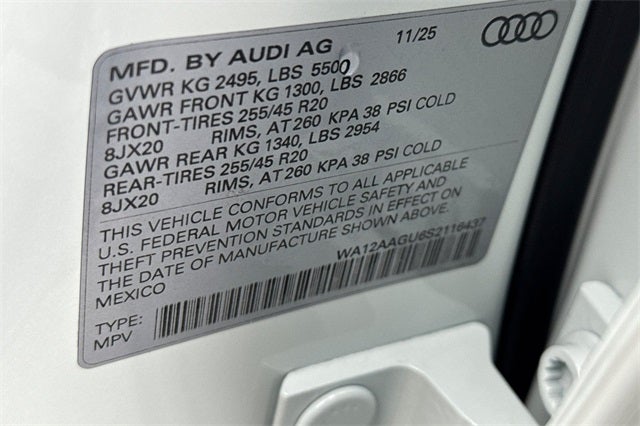 2025 Audi All-new Q5 2.0T Premium Plus quattro