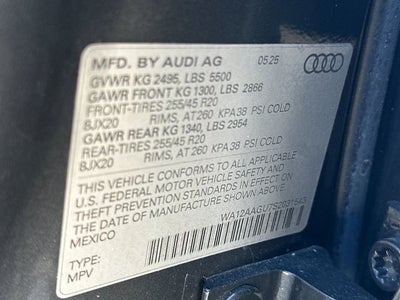 2025 Audi Q5 2.0T Premium Plus quattro