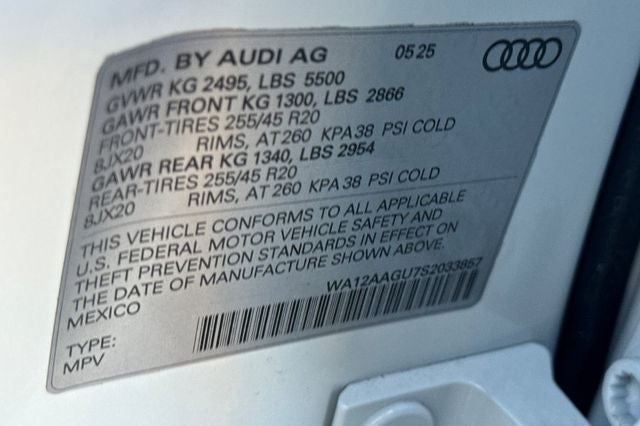 2025 Audi Q5 2.0T Premium Plus quattro