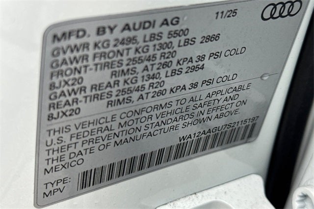 2025 Audi Q5 2.0T Premium Plus quattro