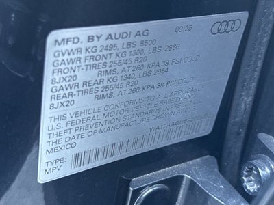 2025 Audi Q5 2.0T Premium Plus quattro