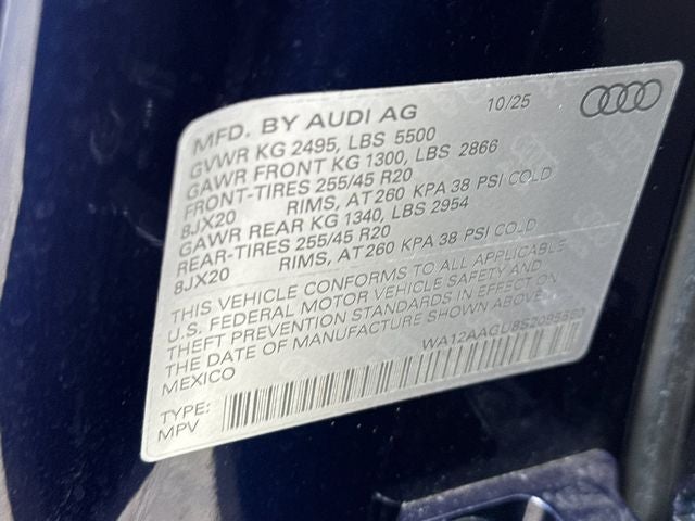 2025 Audi Q5 2.0T Premium Plus quattro