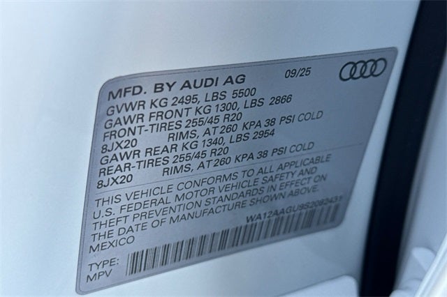 2025 Audi Q5 2.0T Premium Plus quattro
