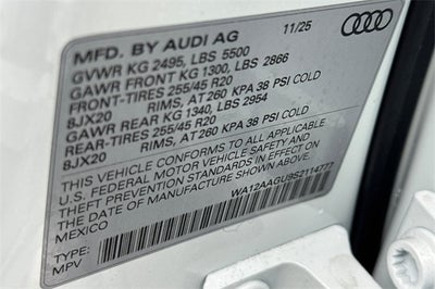 2025 Audi All-new Q5 2.0T Premium Plus quattro
