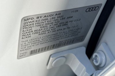 2025 Audi Q5 2.0T Premium Plus quattro