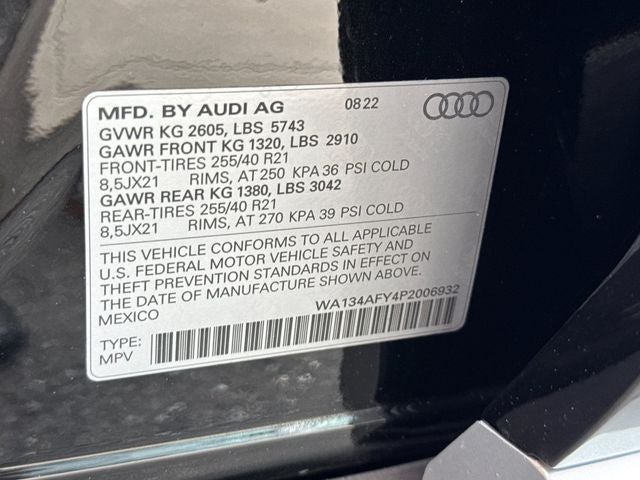2023 Audi SQ5 Sportback Prestige quattro