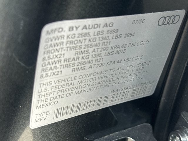 2026 Audi SQ5 Prestige quattro