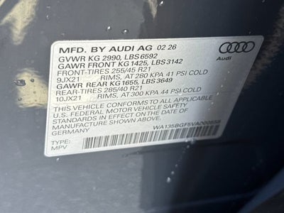 2027 Audi SQ6 e-tron Premium Plus quattro
