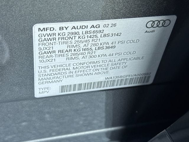 2027 Audi SQ6 e-tron Premium Plus quattro