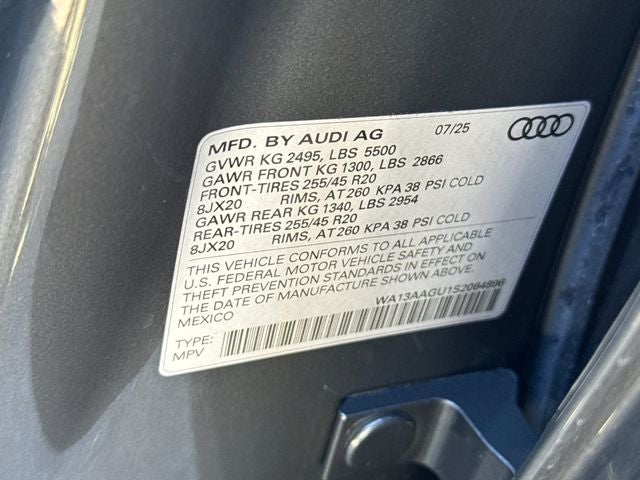 2025 Audi Q5 2.0T Prestige quattro