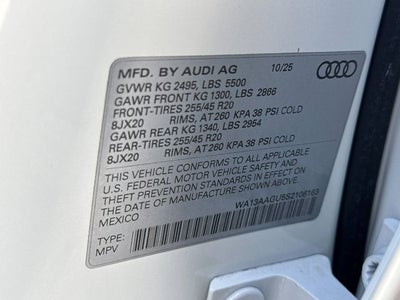 2025 Audi Q5 2.0T Prestige quattro