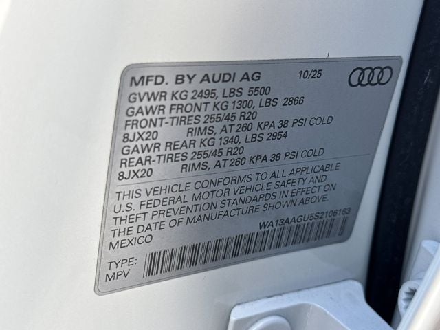 2025 Audi Q5 2.0T Prestige quattro