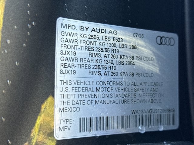 2026 Audi Q5 2.0T Prestige quattro
