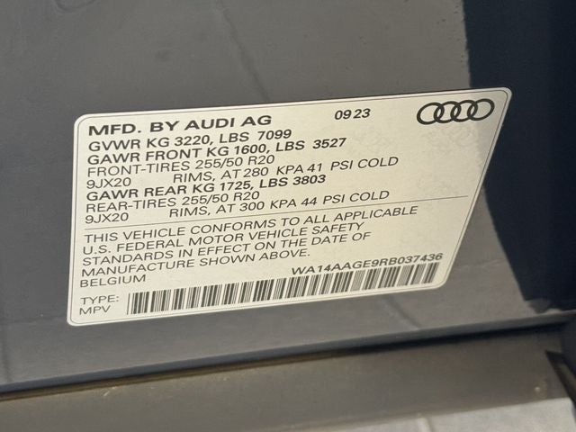 2024 Audi Q8 e-tron Premium quattro