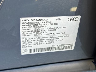 2024 Audi SQ8 e-tron Premium Plus quattro