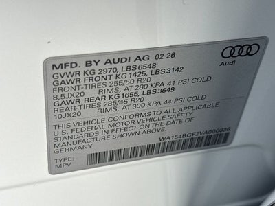 2027 Audi Q6 e-tron Premium quattro