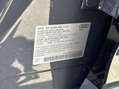 2027 Audi Q6 e-tron Premium Plus quattro