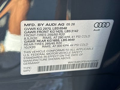 2027 Audi Q6 e-tron Premium Plus quattro