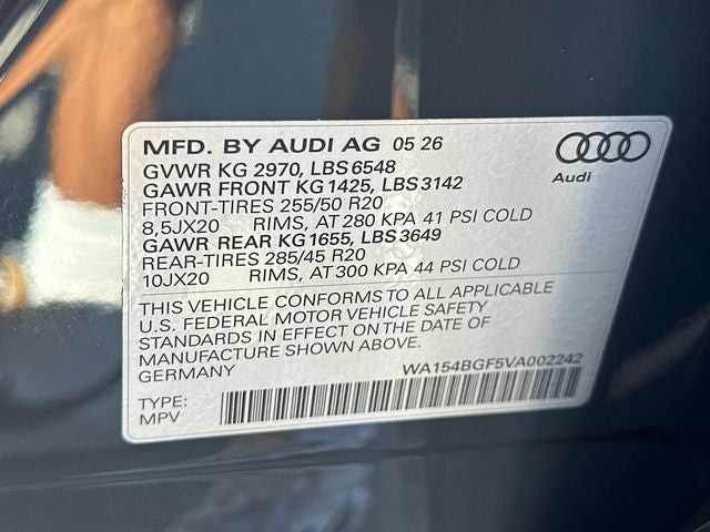 2027 Audi Q6 e-tron Premium Plus quattro