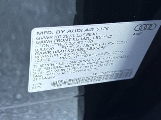 2027 Audi Q6 e-tron Premium quattro