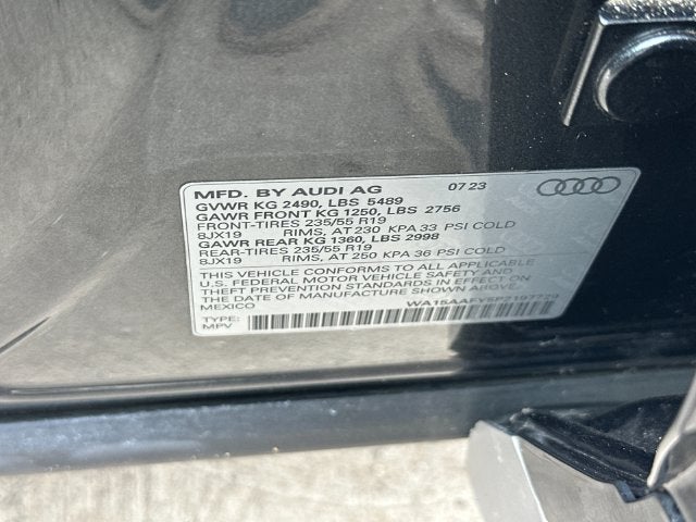 2023 Audi Q5 Sportback 45 S line Premium quattro