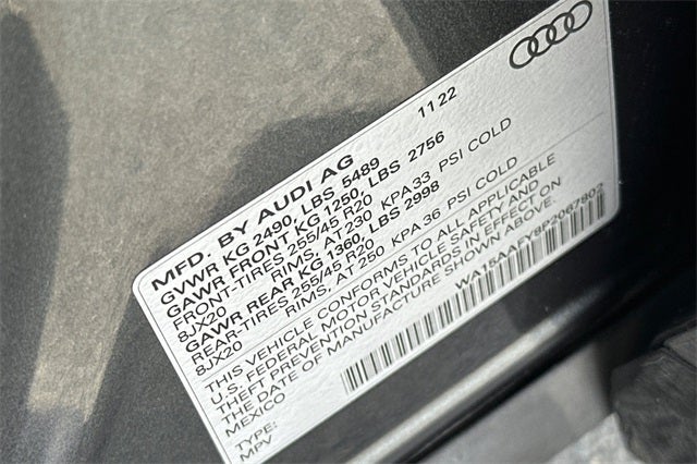 2023 Audi Q5 Sportback 45 S line Premium quattro