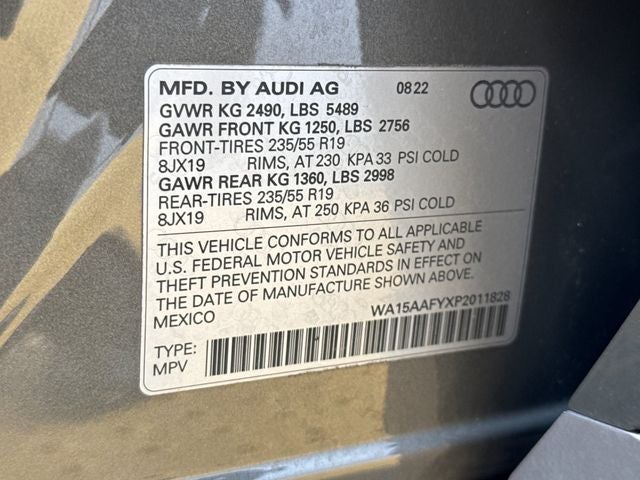 2023 Audi Q5 Sportback 45 S line Premium Plus quattro