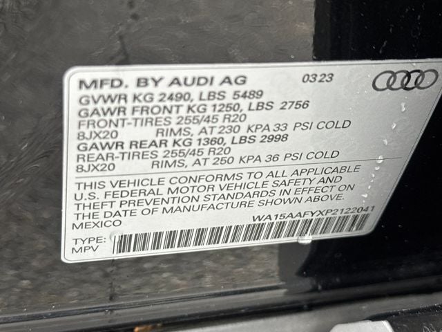 2023 Audi Q5 Sportback 45 S line Premium Plus quattro